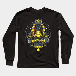 Egyptian God Anubis Long Sleeve T-Shirt